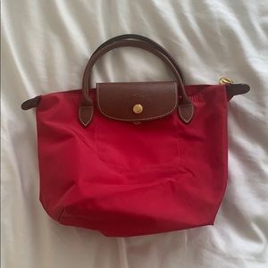 Longchamp Le Pliage Small Handbag (Red)